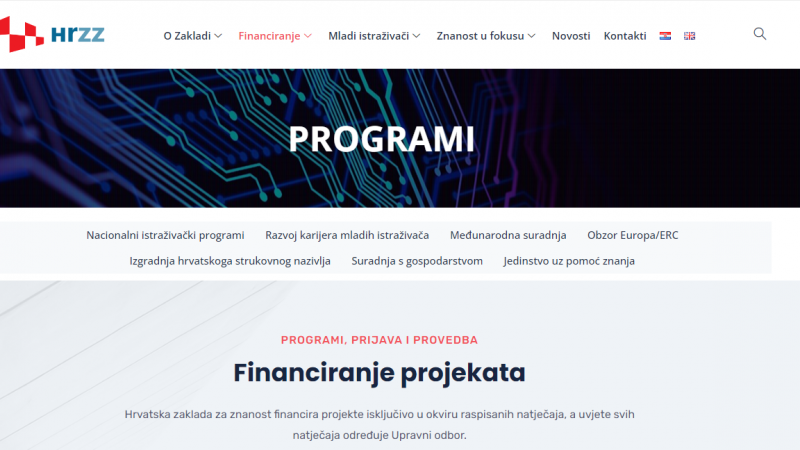 Služba za istraživanje, umjetnost,...