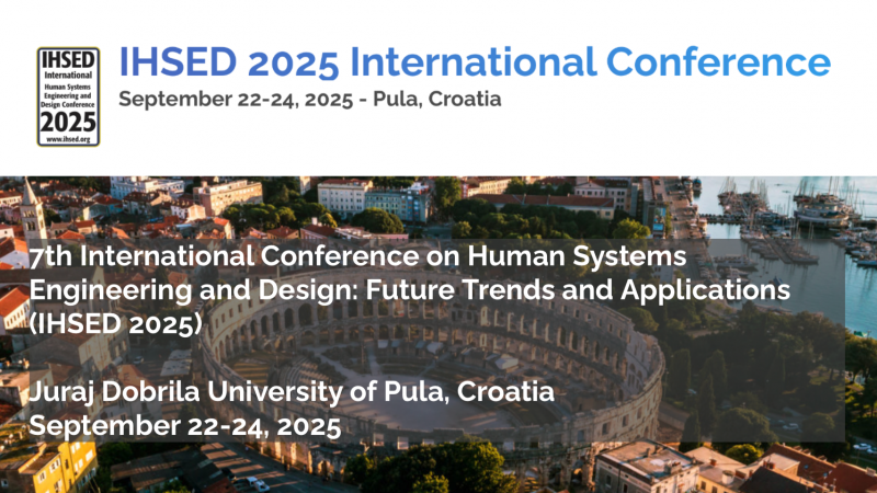 Najava konferencije IHSED 2025 u Puli