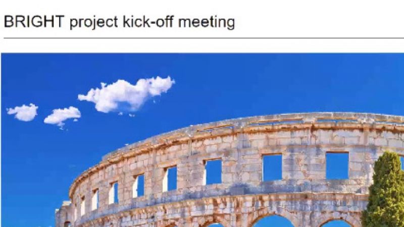 Kick-off meeting of the BRIGHT...