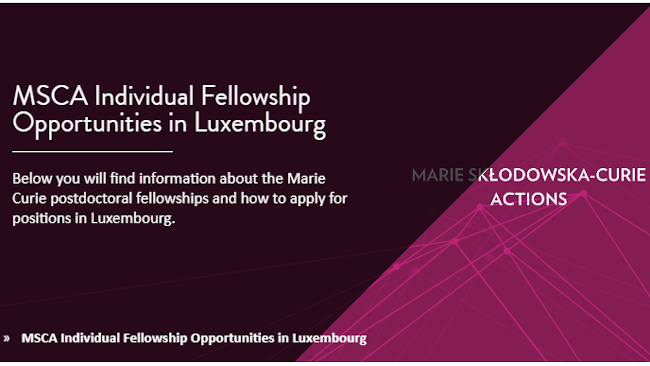 MSCA stipendije u Luksemburgu –...